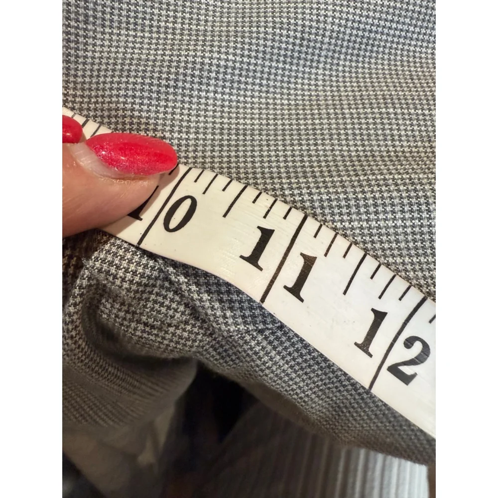 Women's Unbranded Grey & White Patterned Trousers US 6 - Picture 4 of 10